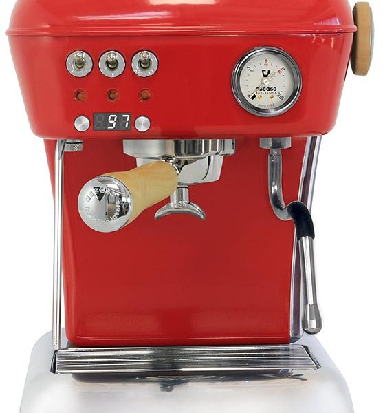 Ascaso Dream PID Red/Wood Espresso Machine
